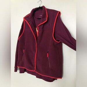 NWT The North Face- Womens Fleece Vest and LS Shirt Set